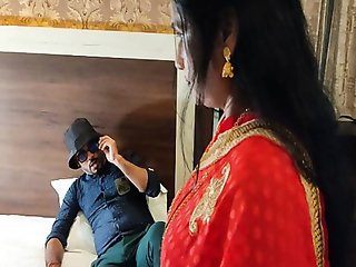 A Desi wife working in a hotel submitted to a Strong Man